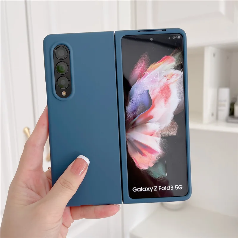 

2021 Fashion Glossy multicolor case for Samsung Galaxy Z Fold 3 Cover Anti-knock luxury Cases for Fold3 F9260