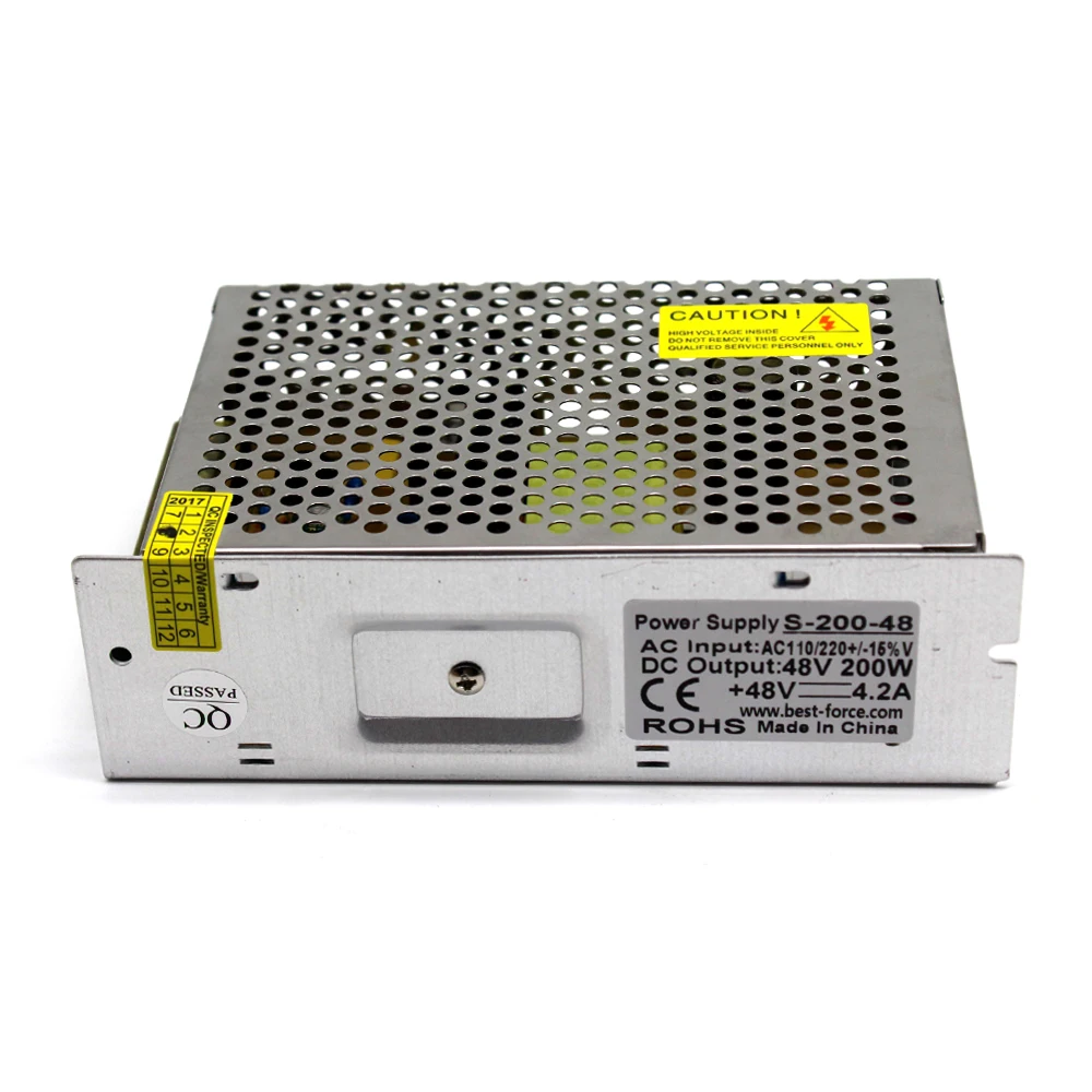 Импульсный источник питания с одним выходом небольшой объем 200 Вт 48 В 4 2 А