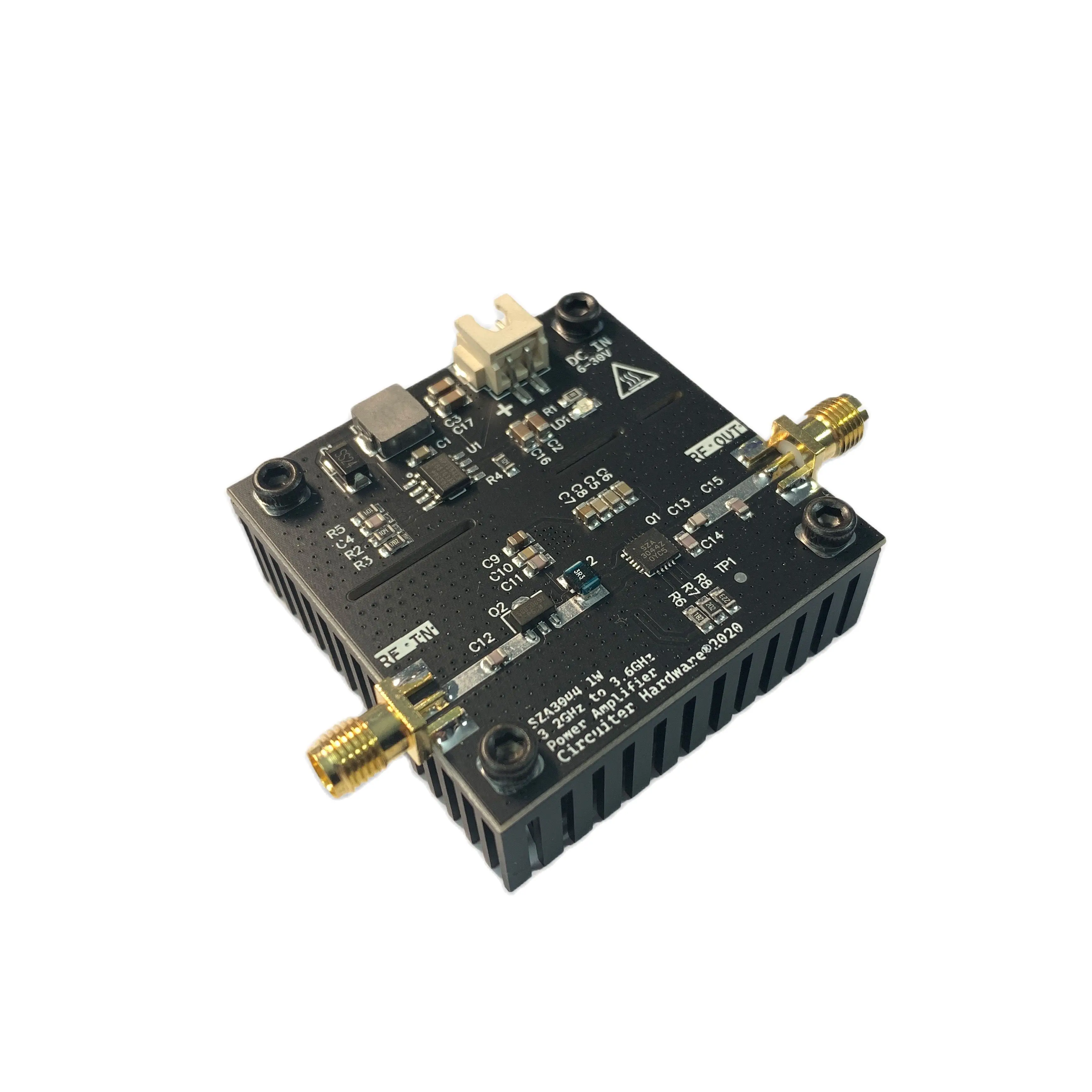 

SBB5089+SZA3044 Microwave power amplifier 3.2-3.6GHz 1W gain 30dB