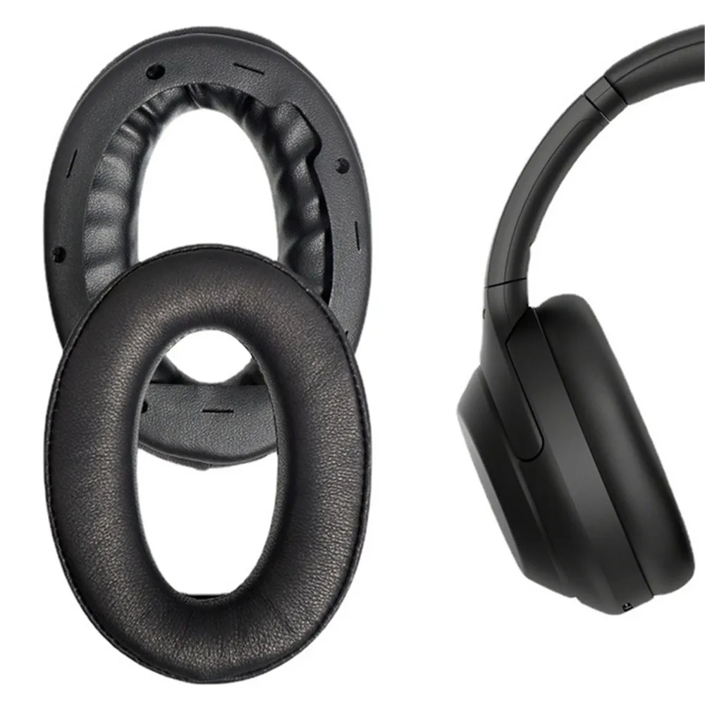 

Protein Leather Ear Pads Cushion for Sony WH-1000XM4 Headphone Headset Replacement Earpads Ear Cushions Cover Soft Foam Earmuffs