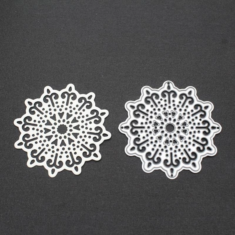 

9 Styles Flower Stencil DIY Paper Card Scrapbook Decorative Cutting Dies Embossing Die Mold for New Year Christmas Gift Making