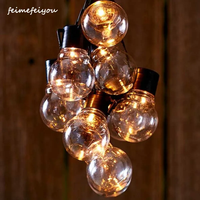 LED G40 Outdoor Patio String Lights LED Clear Globe Bulbs for Patio Garden Backyard Bistro Pergola Tents Gazebo Decor,Black