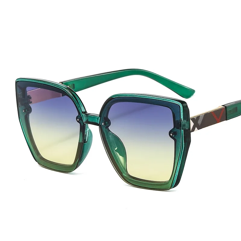 2021 солнцезащитные очки кошачий глаз для женщин и мужчин крутая оправа с