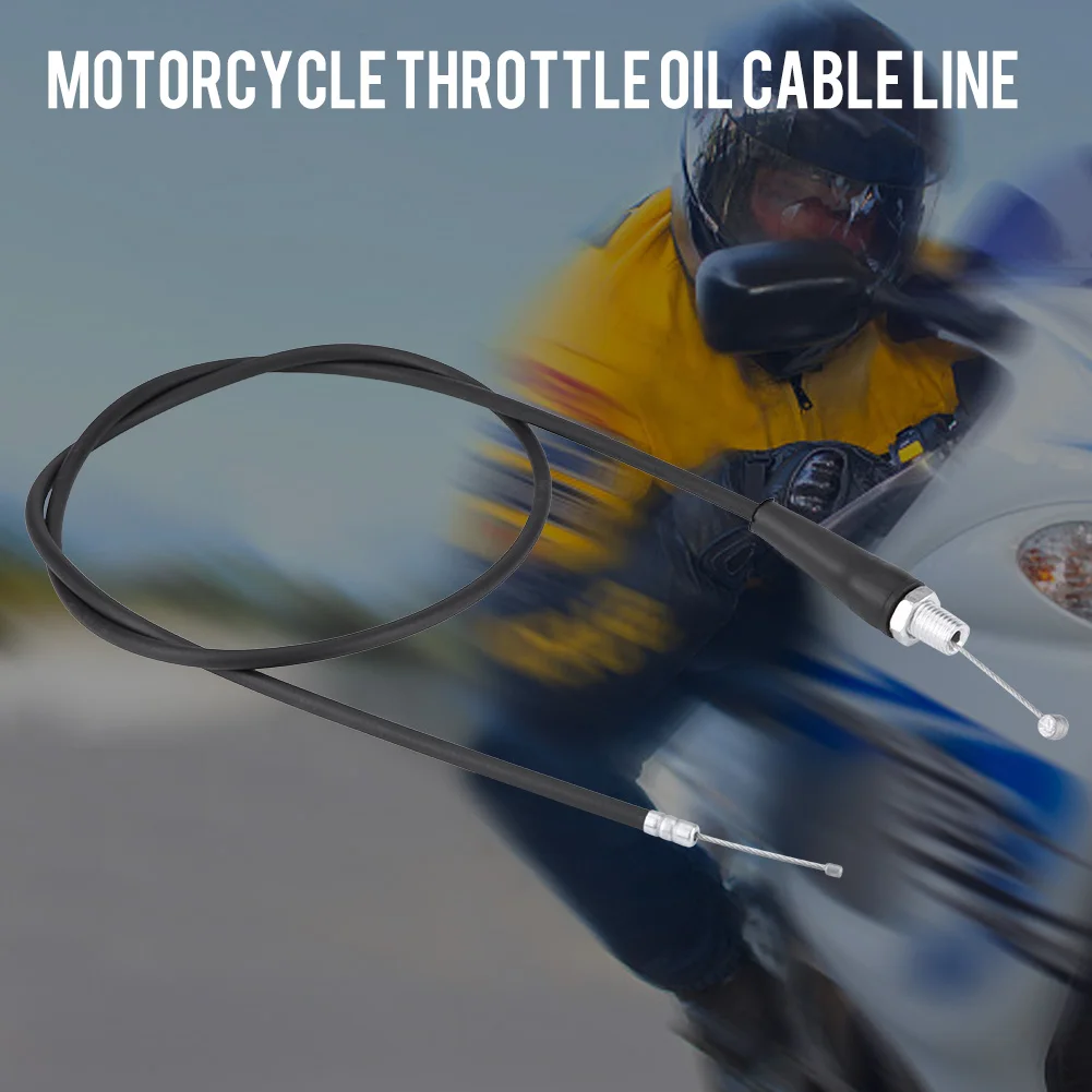 Motorcycle Accessories Throttle Cable Line Stainless Steel Plastic 110cm Black fit for most motorcycle | Автомобили и мотоциклы