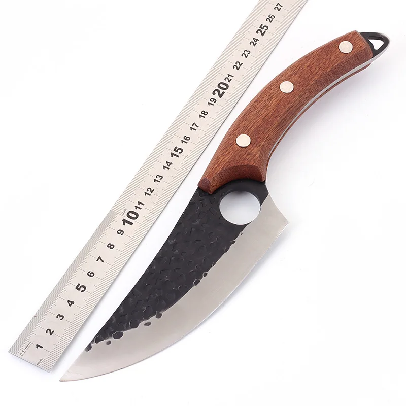 

Stainless Steel 6" Meat Cleaver Hunting Knife Handmade Forged Boning Knife Serbian Chef Knives Kitchen Knife Camping Fish Knifes