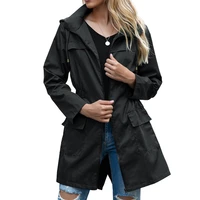 women rain jacket waterproof with hood lightweight active outdoor raincoat windbreaker