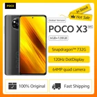 POCO X3 NFC 6 ГБ 128 ГБ глобальная версия Snapdragon 732 Octa Core 64-мегапиксельная четырехъядерная камера 5160 мАч, 33 Вт 6,67 