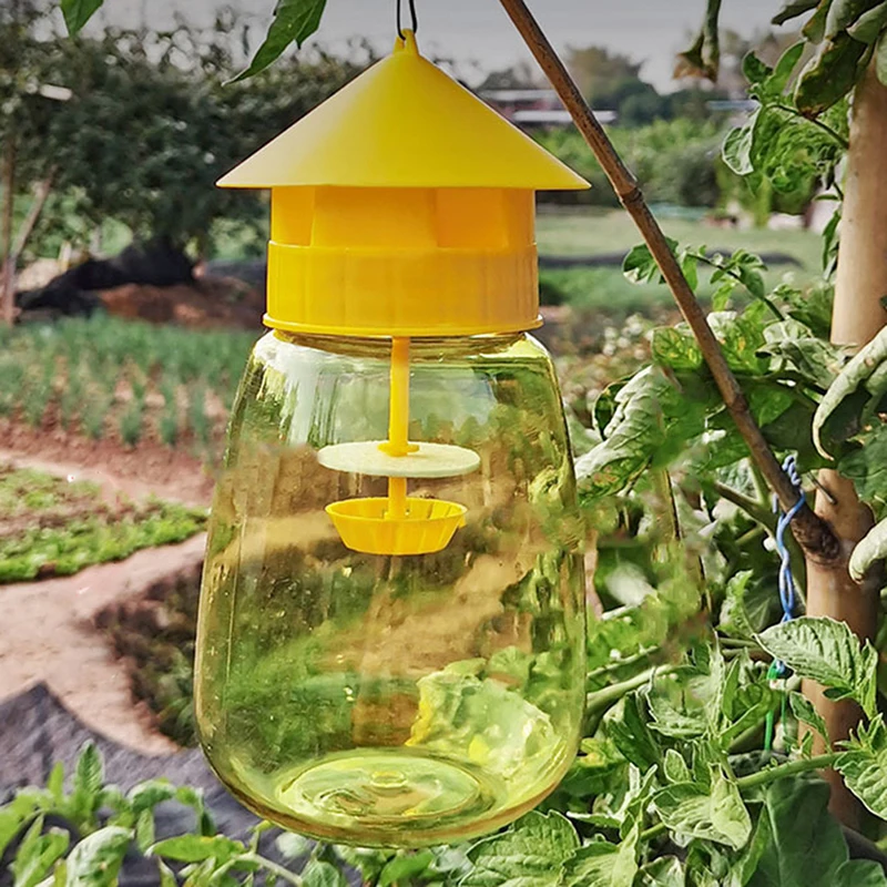 

Fruit Fly Trap Bait Lure Insect Reusable Fruit Fly Catcher Trap Bottle garden courtyard vegetables Flies PestTool