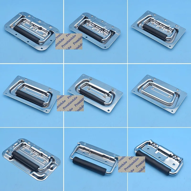 Ящик для инструментов из хромированной стали 2 шт./лот|spring loaded handles|spring handlebox handle |