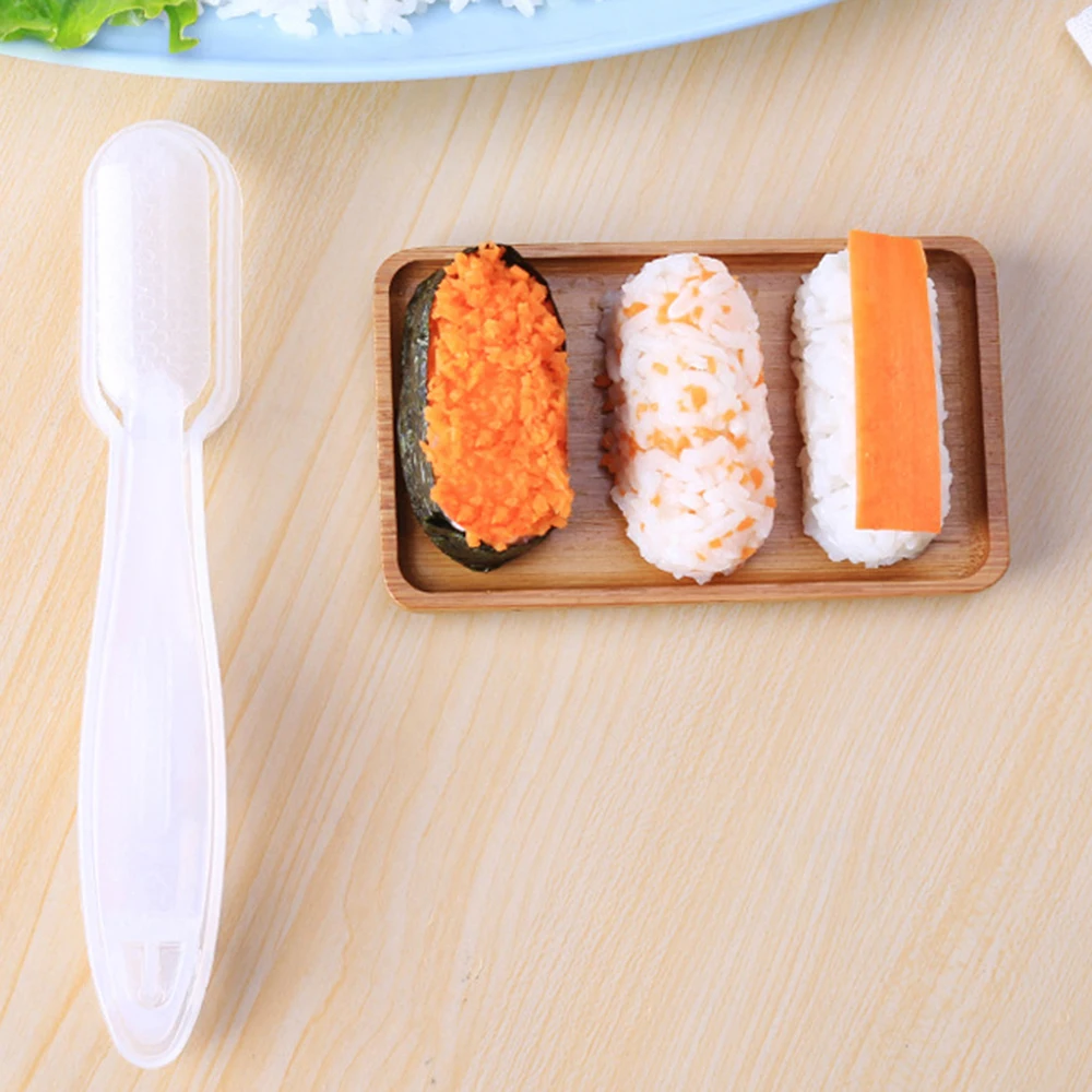 Японская форма для суши Nigiri риса в круглая кухонный инструмент Bento с ручкой пресс