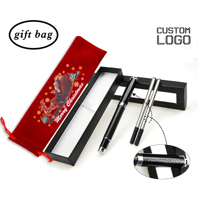 Металлическая гелевая ручка на заказ рождественский подарок роскошная