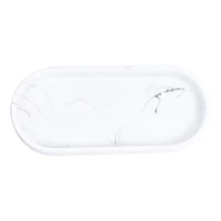 bathroom traymarble pattern sink trayresin vanity tray for essentials soap towel toothbrush or toiletries in bedroom