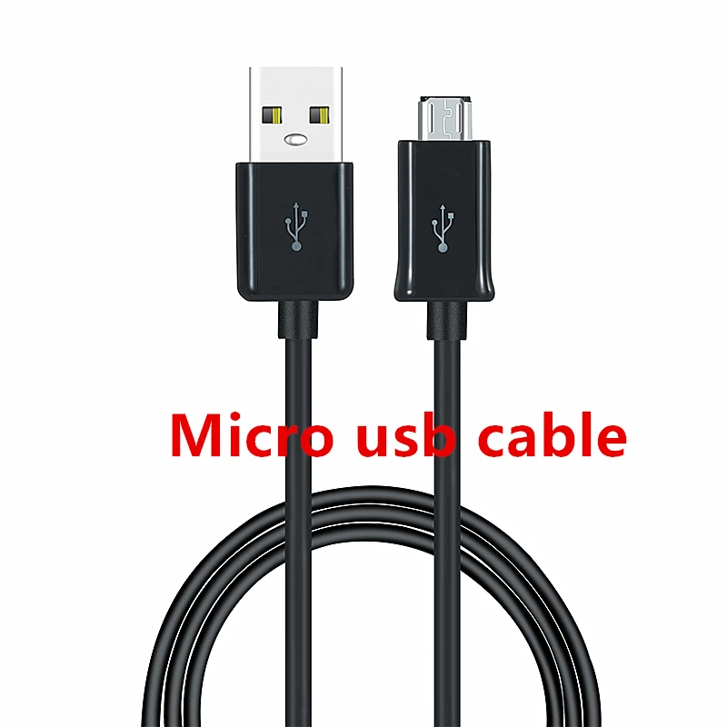 only black cable Для Huawei Y7 P Smart Redmi 7 Micro USB кабель быстрого зарядного устройства для samsung galaxy A10 A3 A5 A6 A7 мобильного телефона - Тип штекера: only black cable