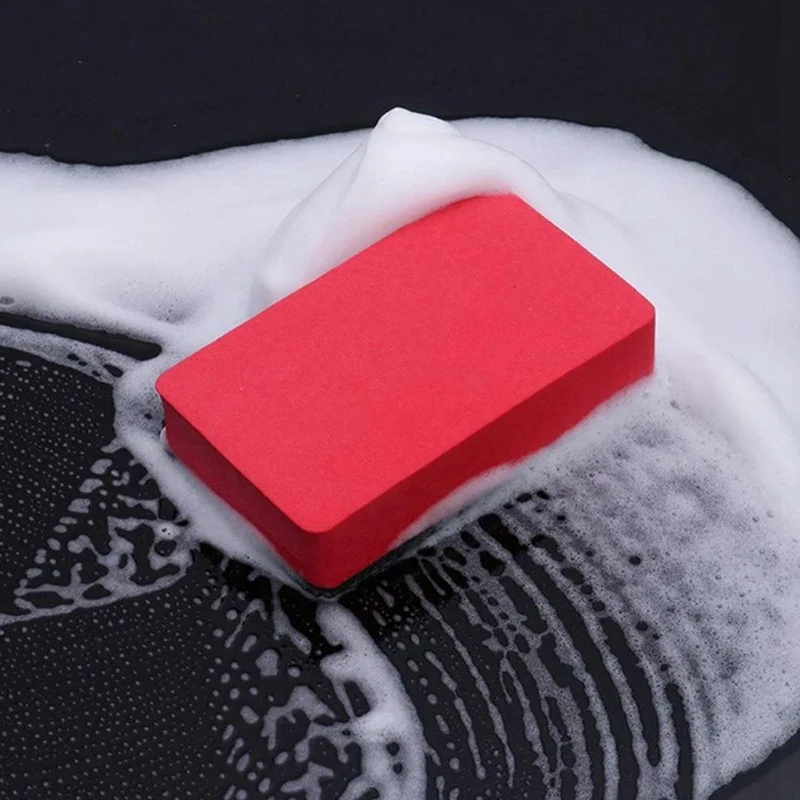 

2Pcs New Car Magic Clay Bar Pad Sponge Block Cleaning Eraser Wax Polish Pad Tool Car Wash Sponge