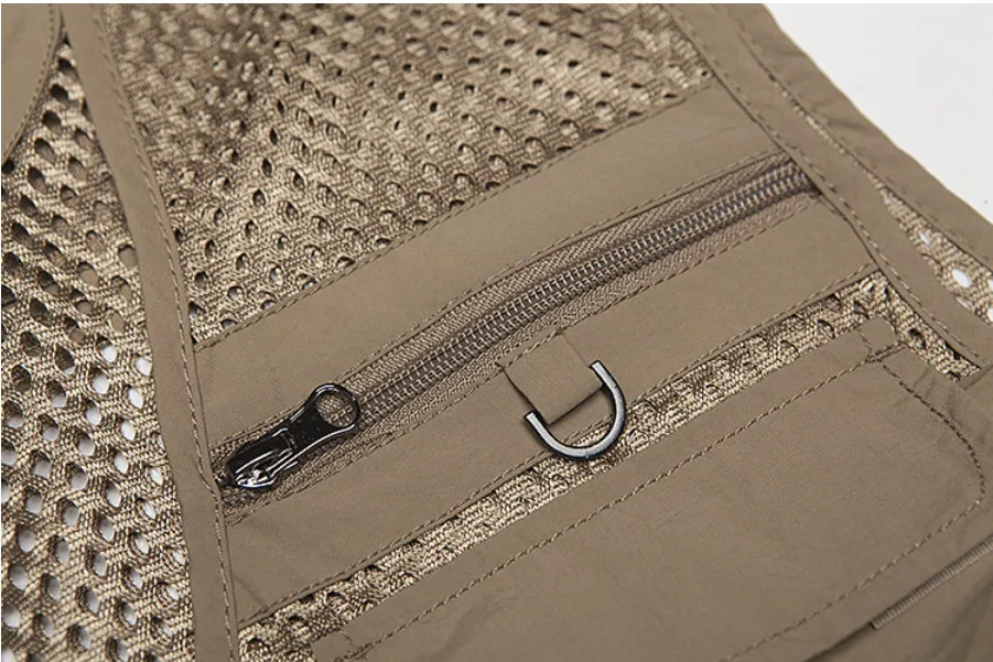 Жилет мужской Тактический разгрузочный летняя безрукавка фотографа сетчатая