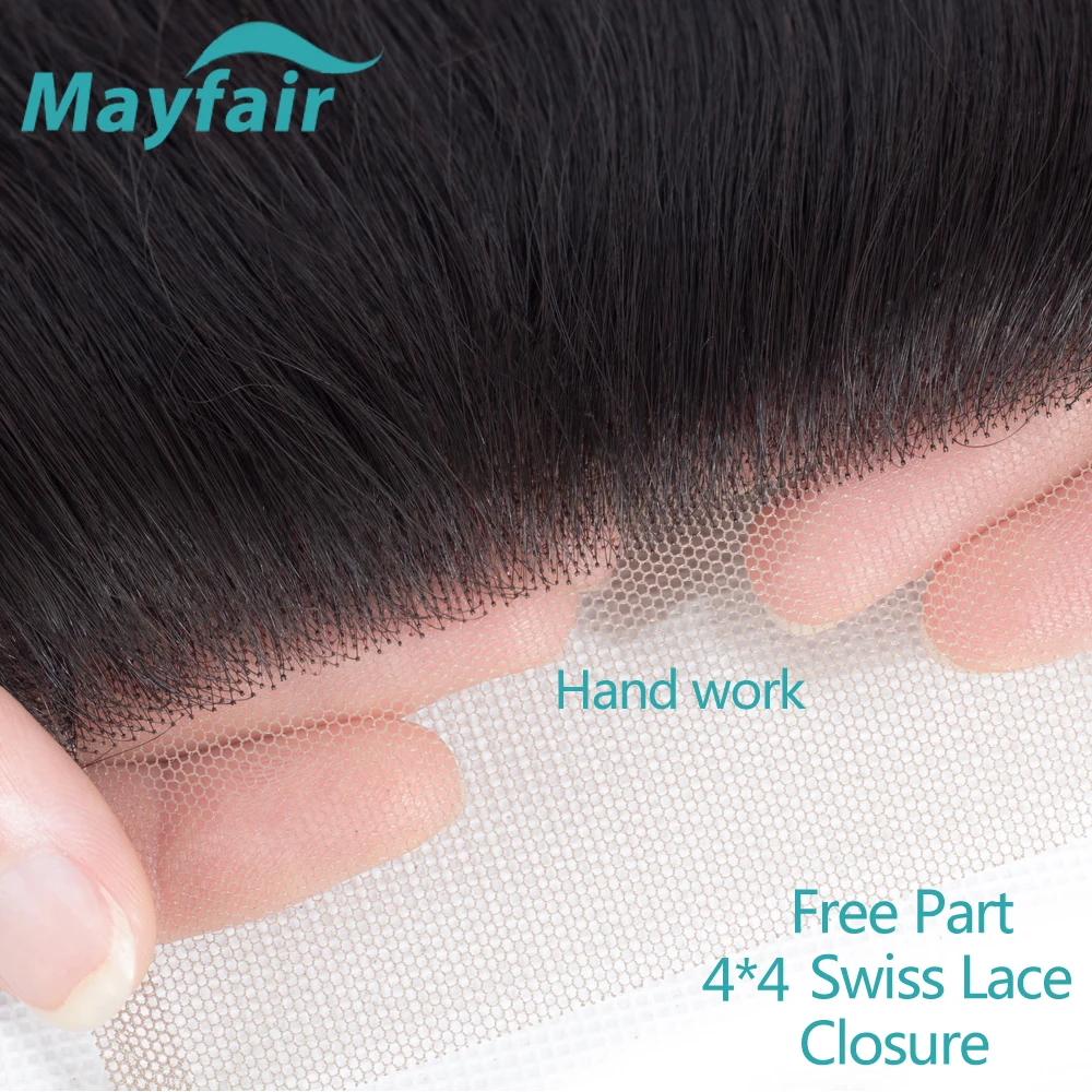 Объемная волна пряди с закрытием бразильские вплетаемые волосы застежка двойной