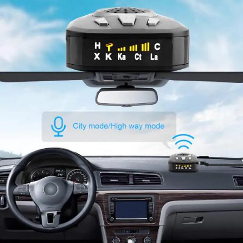 2019 Универсальный Автомобильный радар детектор M8 Полнодиапазонный сканирующий