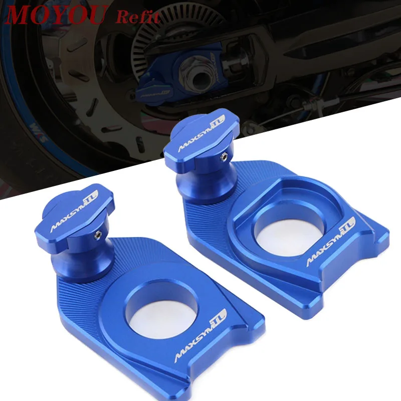 

For SYM MAXSYM TL 500 TL500 2020 Motorcycle Chain Adjustment Block Frame swingarm Spools sliders Rear Wheel Axle Stand Hook Set