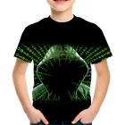 2020 летняя детская футболка с компьютерным процессором и сердечком, футболка для мальчиков и девочек с изображением гика, ботаника, хакера, ПК, геймера, 3d Футболка с принтом, детские футболки