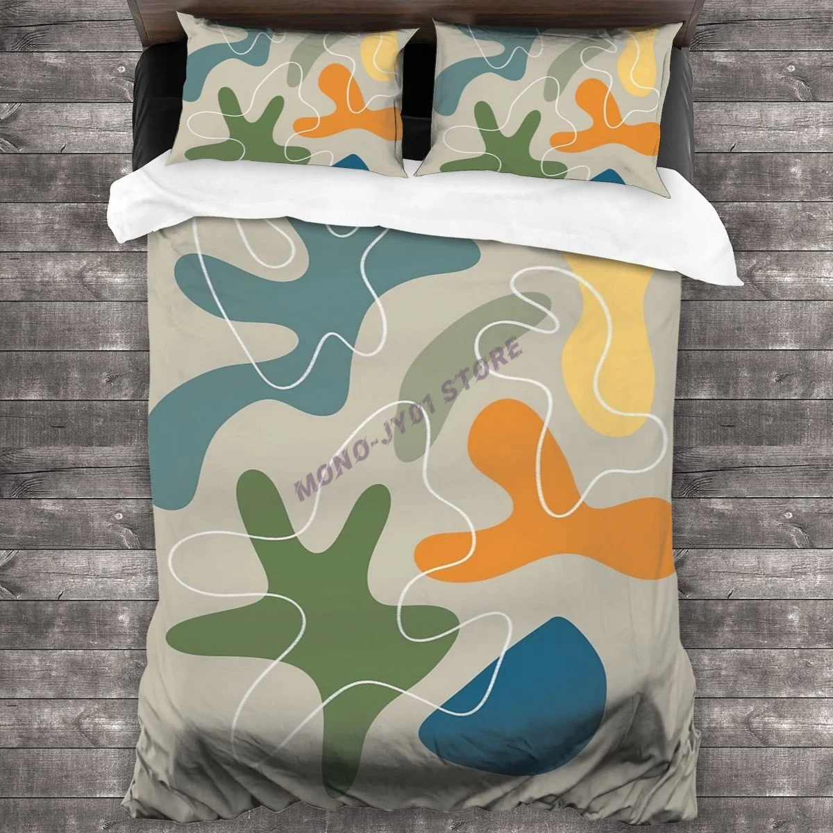 

Algae Bedding Set Duvet Cover Pillowcases Comforter Bedding Sets Bedclothes
