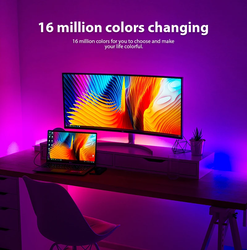 Мини контроллер Zigbee Светодиодная лента RGB + CCT для подсветки компьютера LED ленты 2