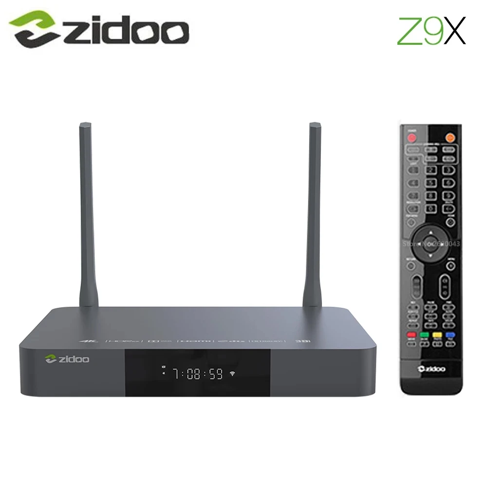 Смарт ТВ приставка Zidoo Z9X Android 9 0 1000M 4K HDR Realtek RTD1619DR 2 Гб DDR4 16 ПЗУ телеприставка с