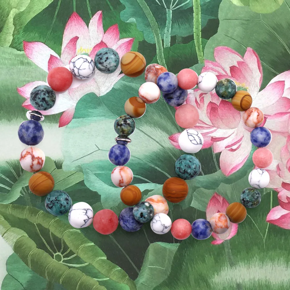 CHICVIE 2019 персонализированный браслет чакра Ручной работы Бусины дружбы браслеты