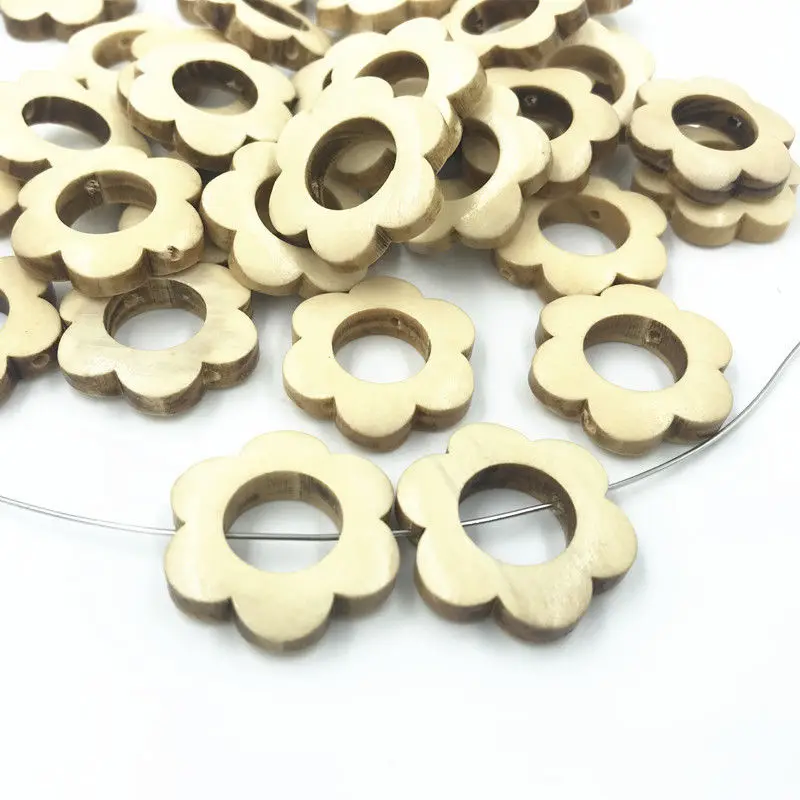 40 шт. деревянные бусины для ожерелья 29 мм | Дом и сад