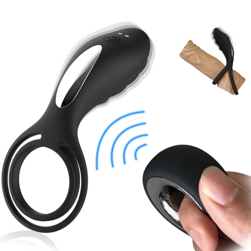 Пульт дистанционного управления для задержки эякуляции искусственное кольцо