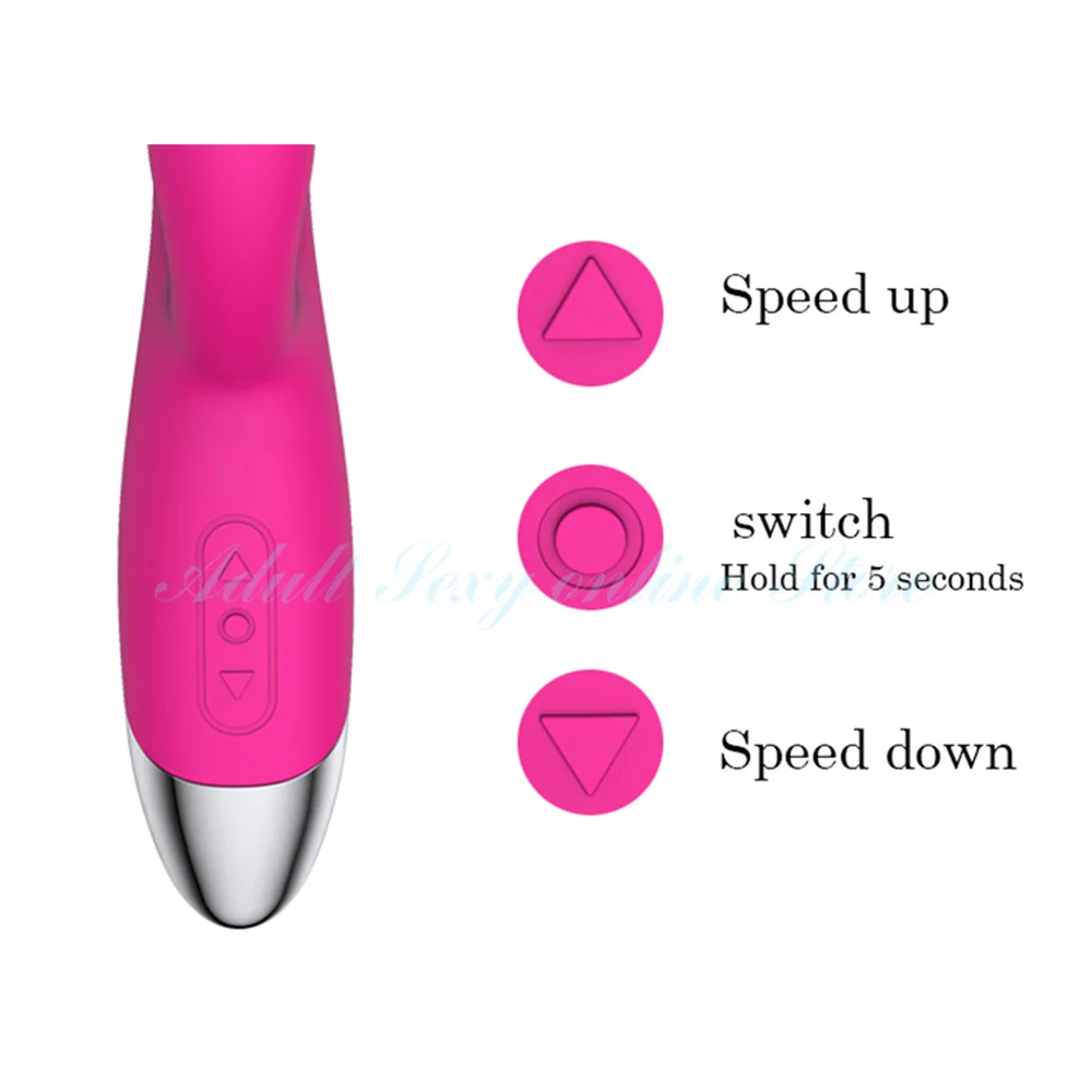 Вибратор для точки G женщин силиконовый фаллоимитатор с двойной вибрацией