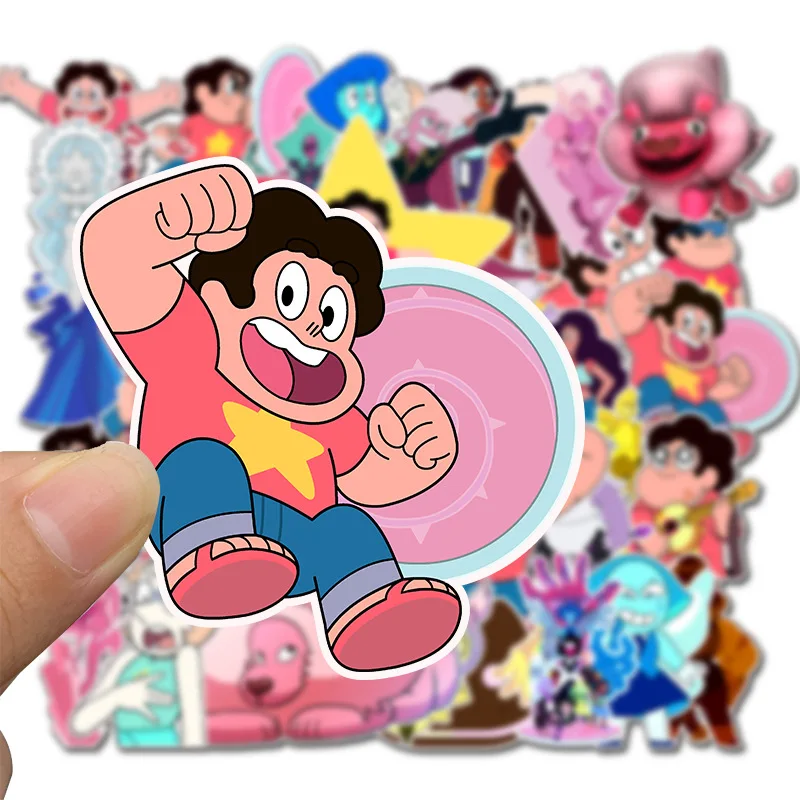 50Pcs Steven Universe Graffiti Stickers for Backpack Luggage Notebook Phone Laptop Pvc Waterproof Decals Cartoon Sticker Toys