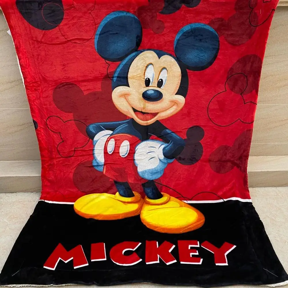 Диванное одеяло Disney Red Mickey Mouse Sherpa офисный обеденный перерыв кондиционер
