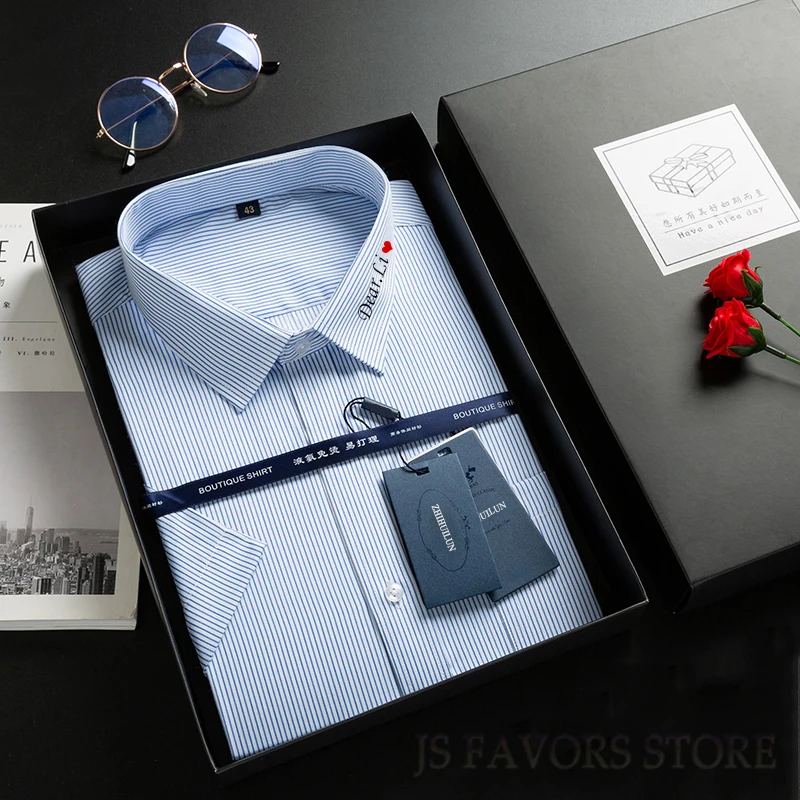 

Personalized custom1pcs shirt embroidery logo wedding party Birthday Anniversary Valentine's special unforgettable Men's gift