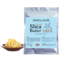 dimollaure 50g natural organic unrefined shea butter oil skin care body moisturizing carrier oil hair care handmade soap oil