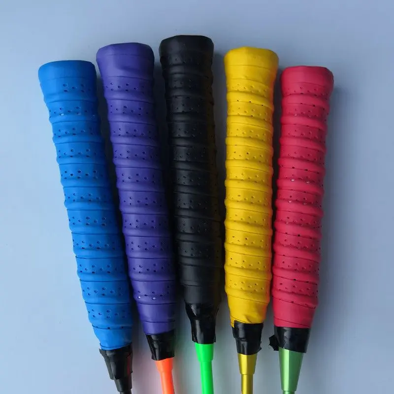 

Anti-slip Elasticity Breathable Sweatband High Quality Adhesive Badminton Overgrips Accessories Handles 5 Colors