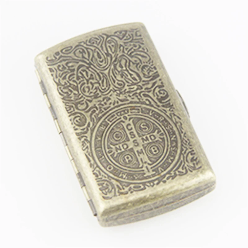 Новый металлический держатель для сигарет карманный контейнер хранения