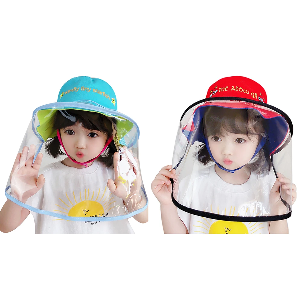 Панама с защитой от запотевания унисекс летняя большими полями прозрачная