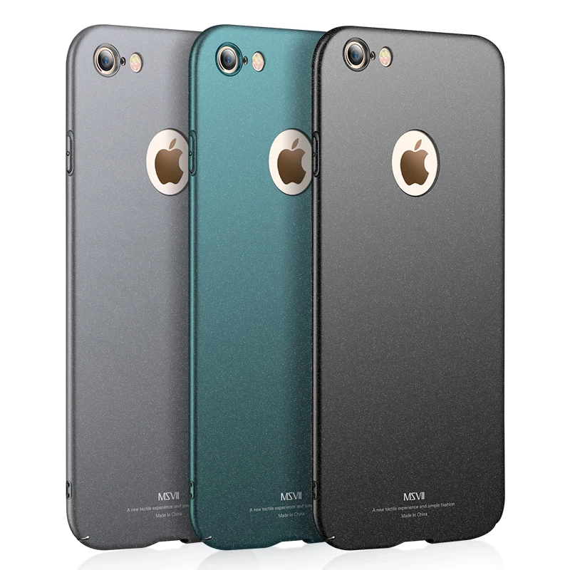 Чехол для iPhone 6 6S чехол для Apple iPhone 6 S 6S Plus чехол Msvii роскошный тонкий 360 полная защита PC матовый жесткая задняя крышка