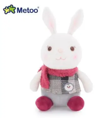 Новая Милая мультяшная плюшевая игрушка Metoo, кукла кролика, 27X13 см, мягкая плюшевая игрушка кролика для маленьких девочек, детская игрушка в подарок A50 - Цвет: style 3