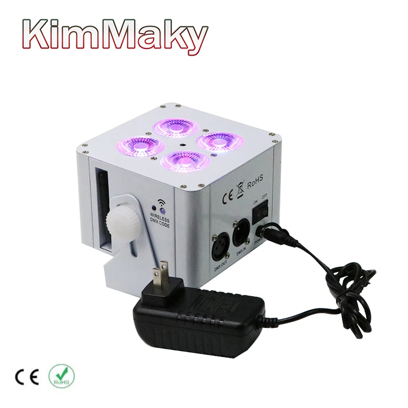 Maky сценический светильник 10 шт. светодиодный для зарядки с дистанционным