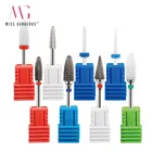 Керамический, твердосплавный фрез для маникюрапедикюра повернуть Burr Фрезерный резак ногтей Биты Электрический аппарат-дрель для маникюра и педикюра, фрезер для ногтей инструменты для ногтей