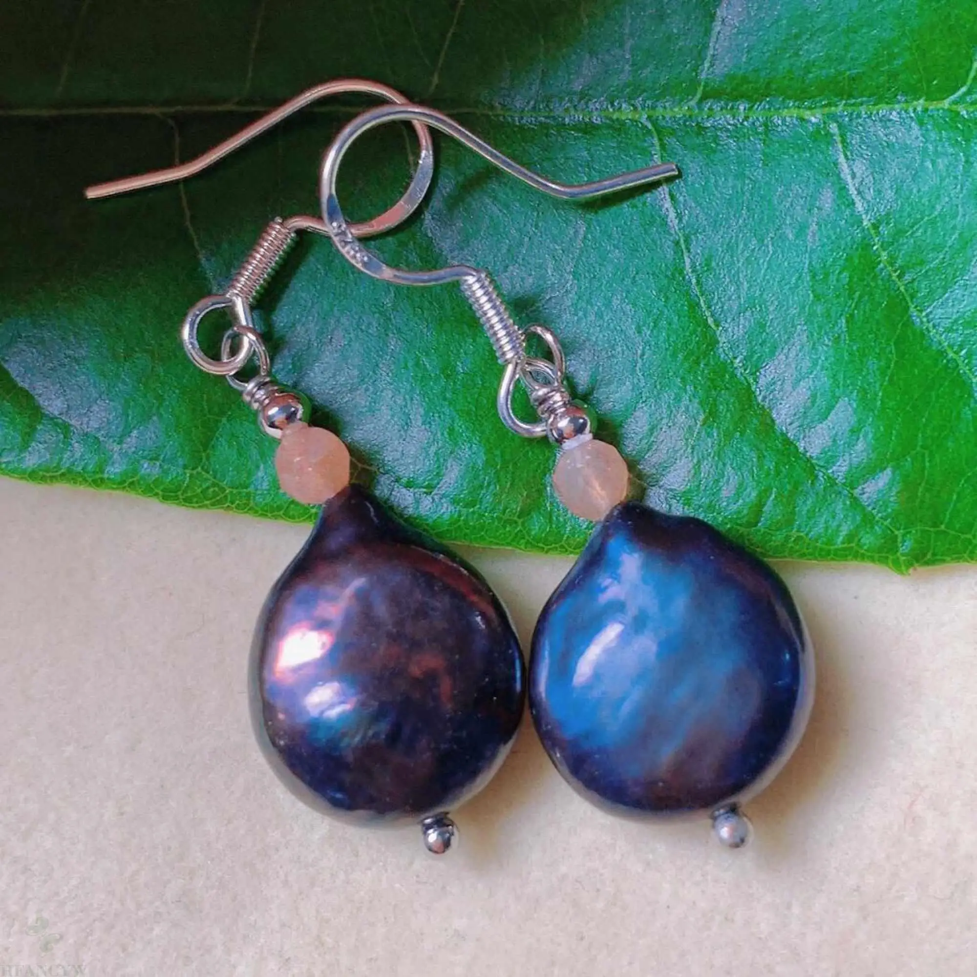 

Natural Alien Baroque Pearl eardrop silvering Earrings Gift FOOL'S DAY Jewelry Fashion Classic Cultured Women VALENTINE'S DAY