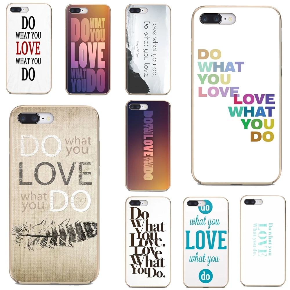 For Samsung Galaxy S6 S10E S10 Edge Lite Plus Core Grand Prime Alpha J1 mini do what you love Soft TPU Cover | Мобильные телефоны и
