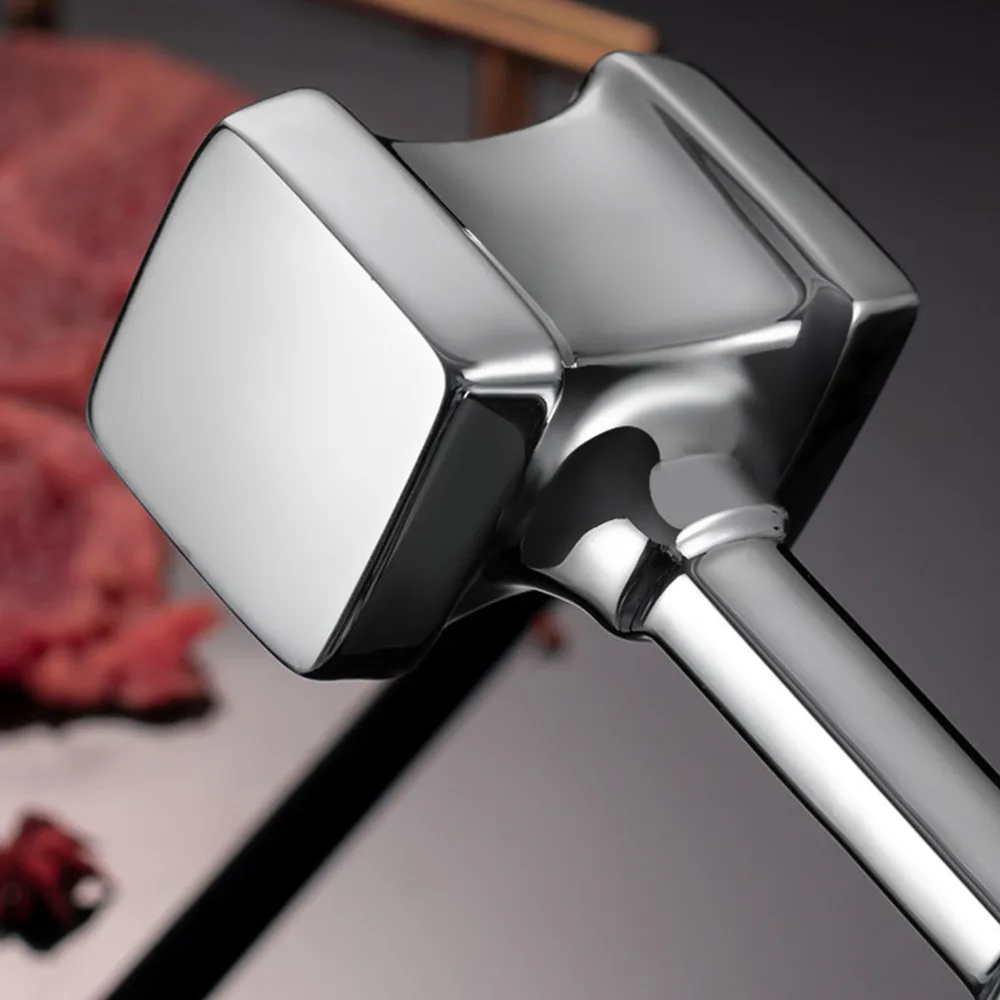

Stainless Steel Meat Hammer Kitchen Beefs Pork Tenderizer Steak Tenderizer Tool