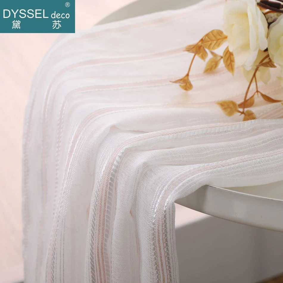 Льняные полупрозрачные тюлевые шторы Dyssel Deco