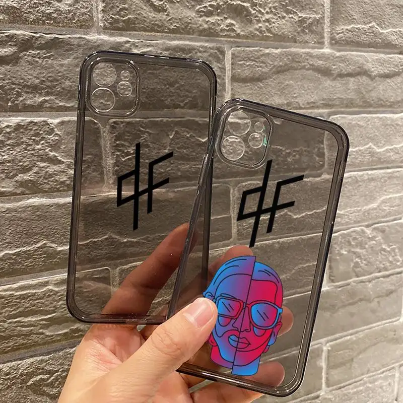 

PNL QLF Rapper Phone Case Transparent for iPhone 7 8 11 12 se 2020 mini pro X XS XR MAX Plus