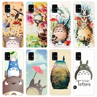 Anime Studio Ghibli Totoro Soft Case for Samsung Galaxy A12 A02 A03S A21S A22 A32 A52 A72 A82 S21 Plus Ultra M32 M12 Cover