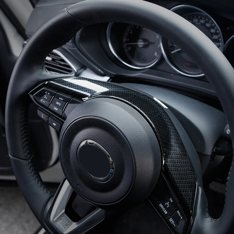 Для Mazda 6 Atenza 2018 2019 2020 ABS пластик автомобильный Стайлинг интерьера руль