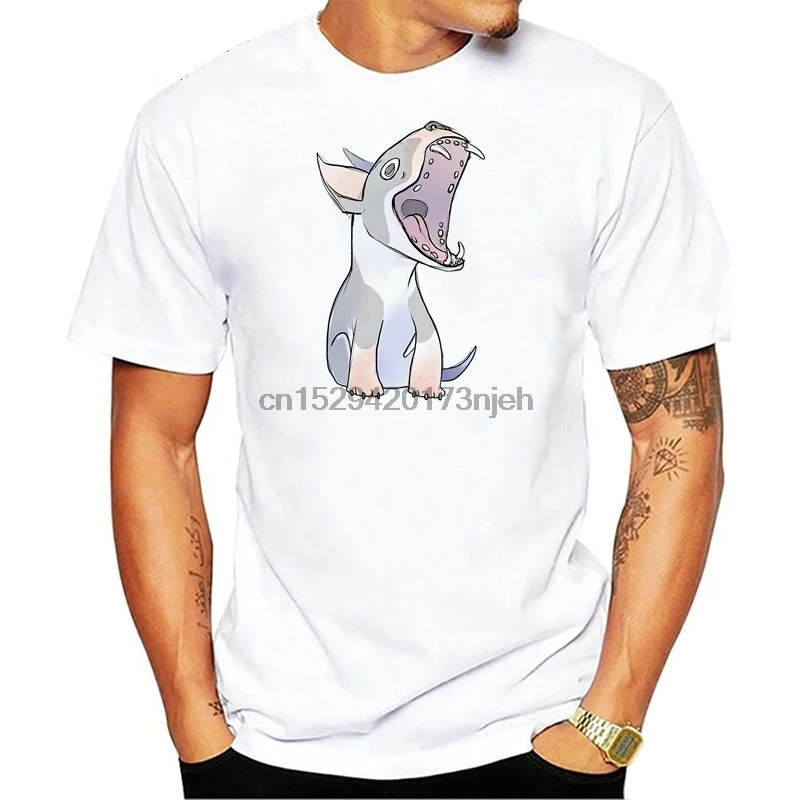 Футболка для мужчин на английском с бультерьером собакой Изделие из хлопка