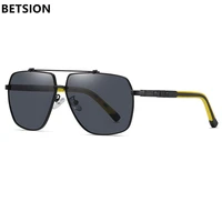 betsion new polarized sunglasses mens outdoor spring hinges glasses brightening night vision glasses men goggles eyewear uv400